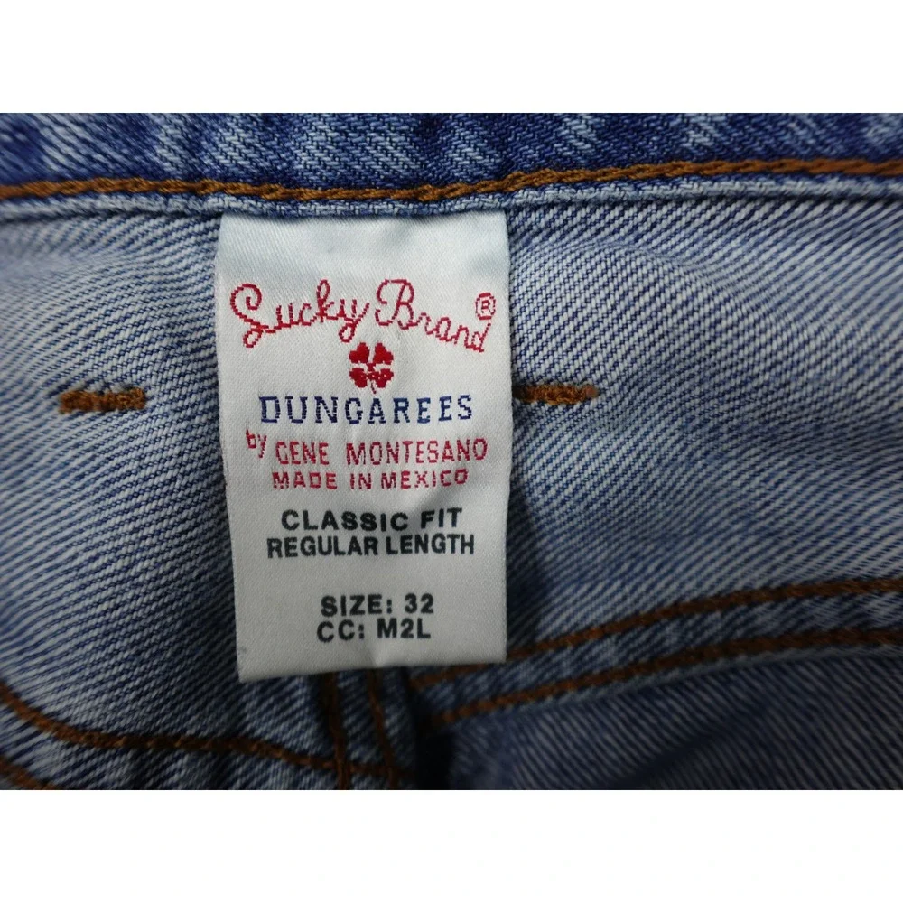Lucky‎ Brand Dungarees Mens 32 Blue Classic Fit Medium Wash Jeans